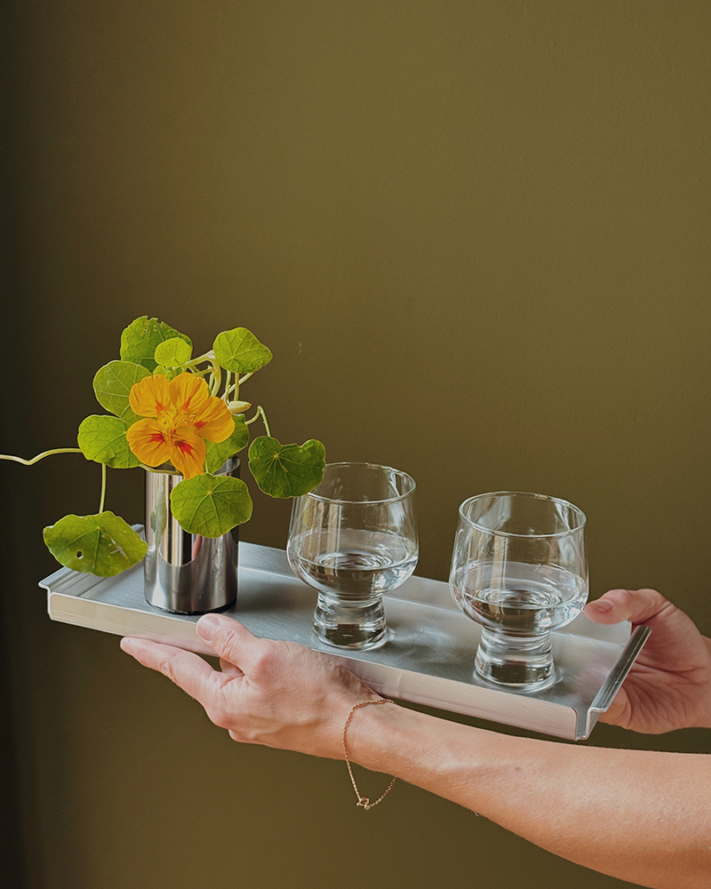 Bakke | Bukket i aluminium - Lang