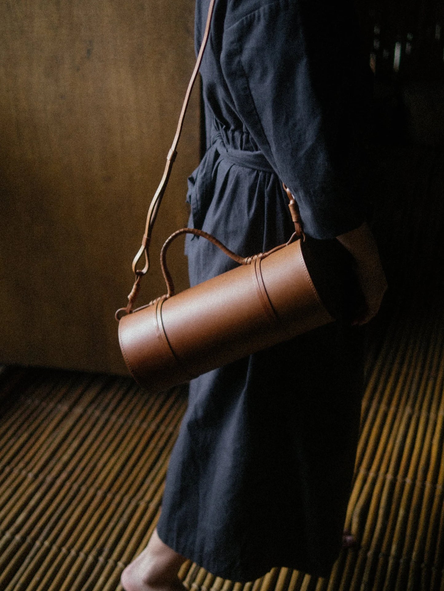 KAMAROAN - Bamboo Bag Chestnut