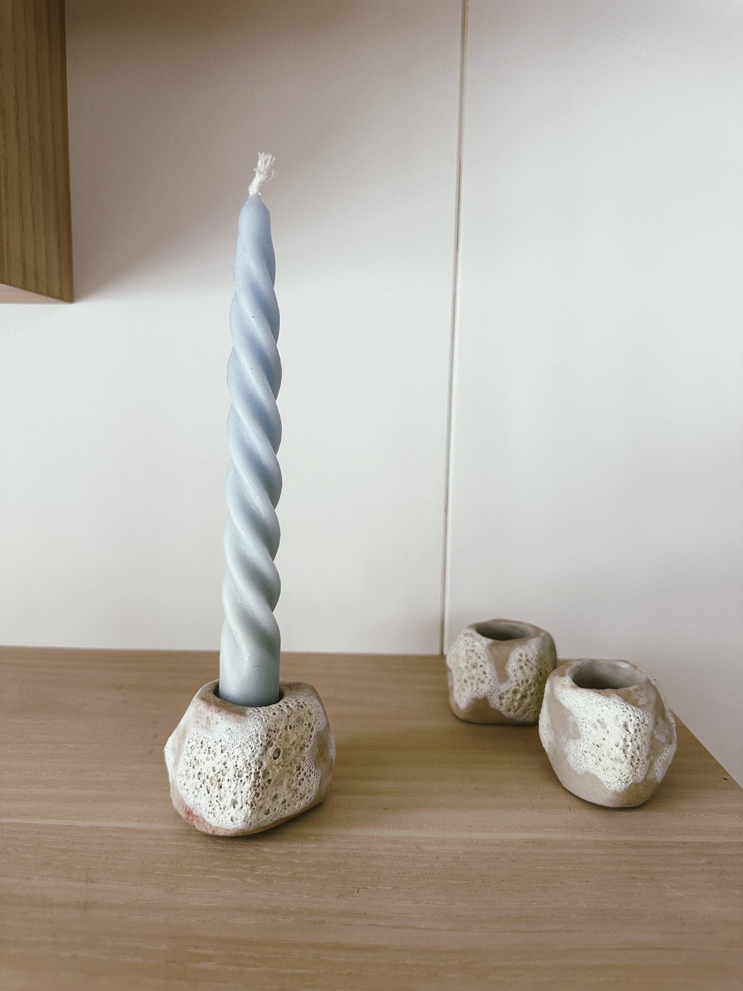 Kurinuki Candle Holder - large |||