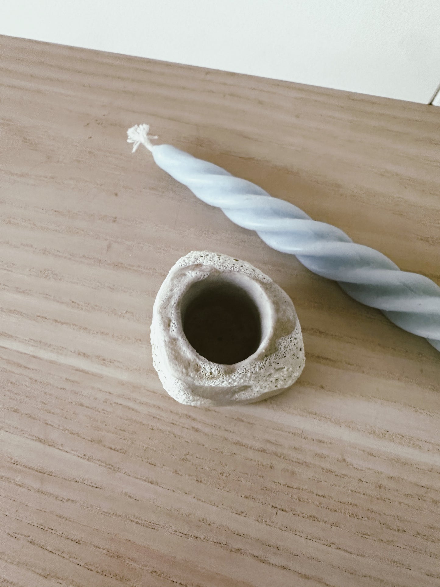 Kurinuki Candle Holder - large ||