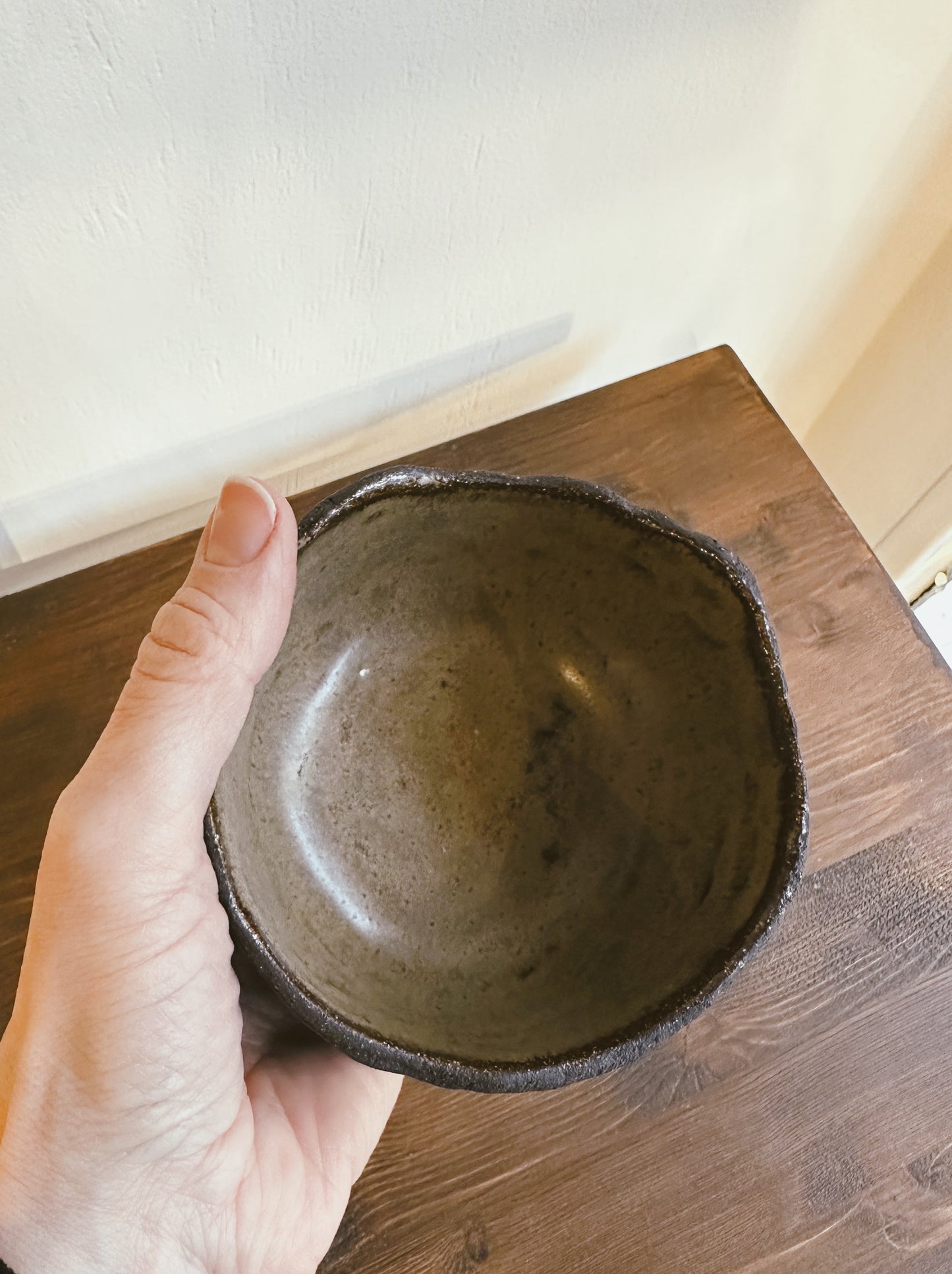 Lava Ceramic Chawan: Matcha cup