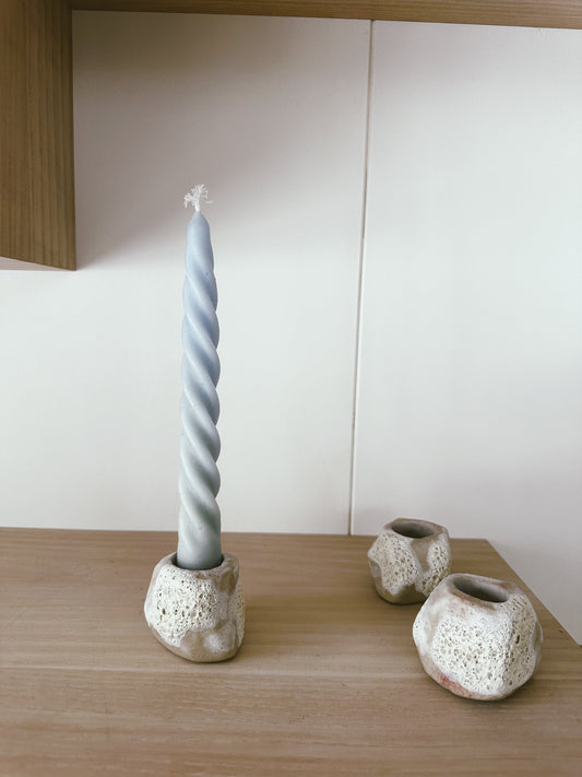 Kurinuki Candle Holder - large ||
