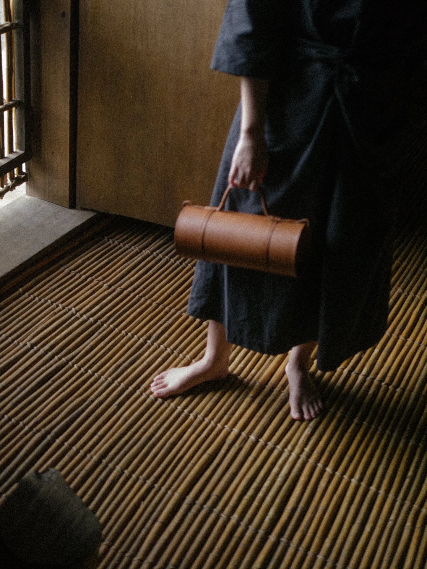 KAMAROAN - Bamboo Bag Chestnut
