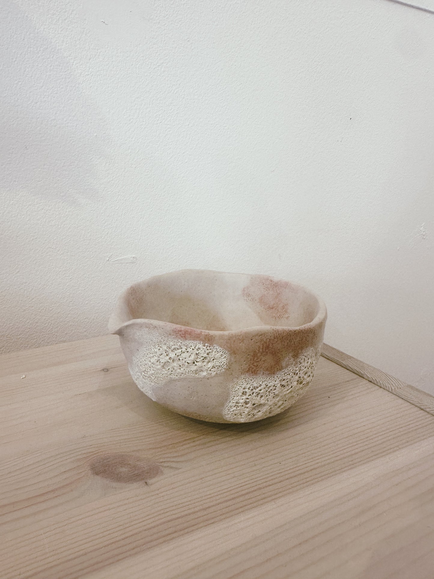Soft Rose Magma Pouring Chawan