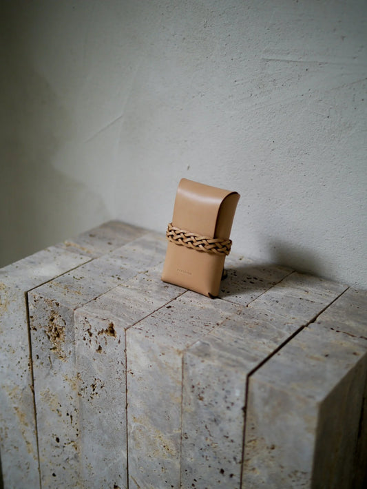 KAMAROAN - Woven Card Case - Natural