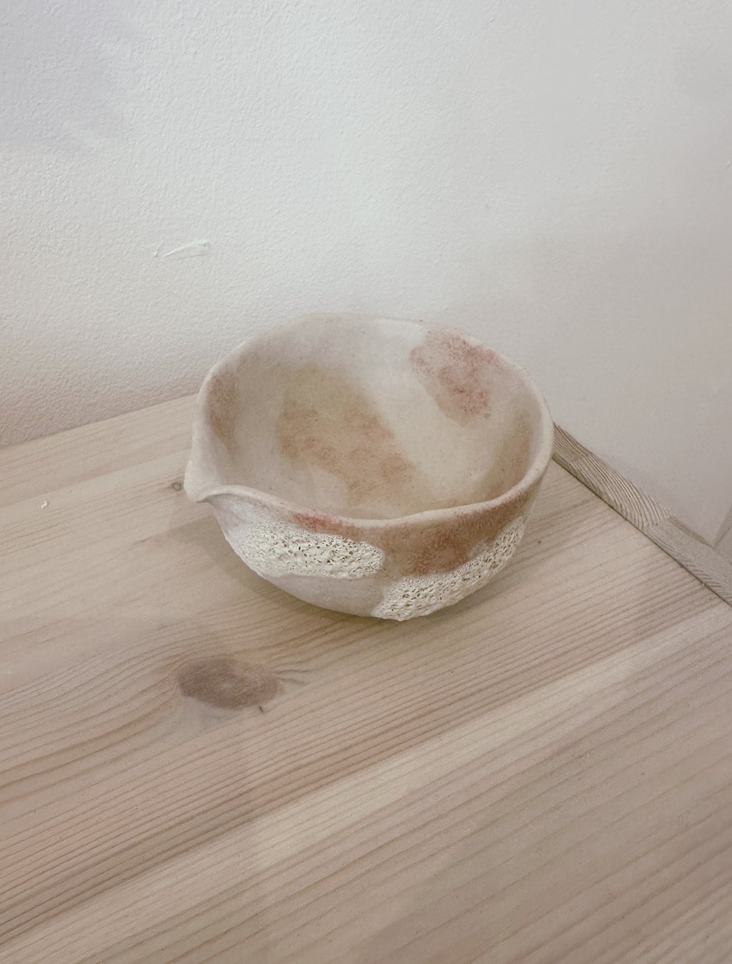 Soft Rose Magma Pouring Chawan