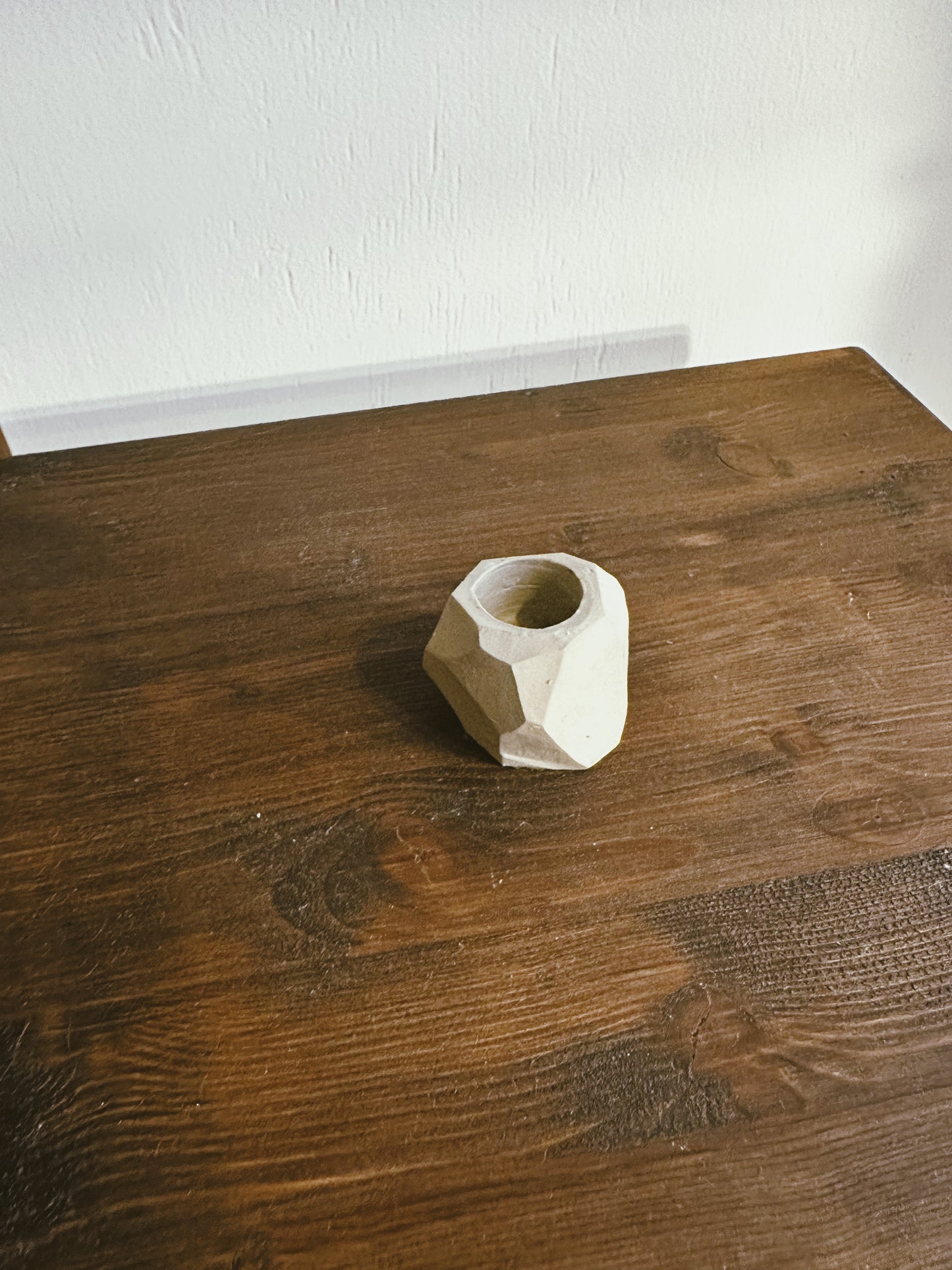Kurinuki - candleholder - small raw2