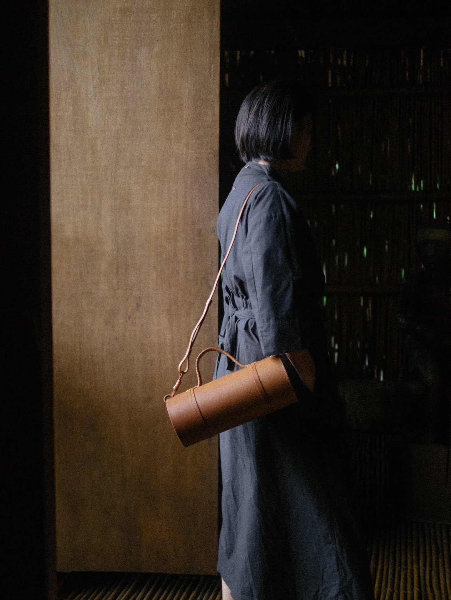 KAMAROAN - Bamboo Bag Chestnut