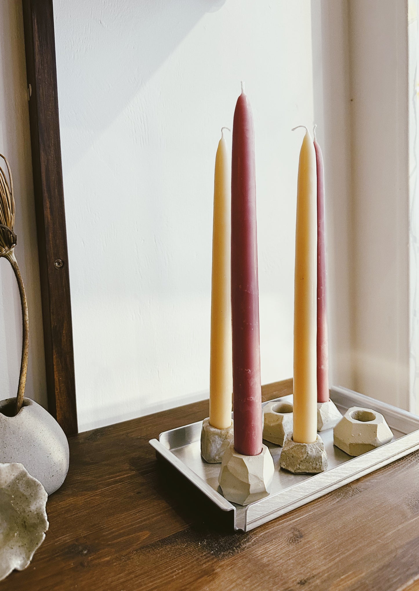 Kurinuki - candleholder - small raw2