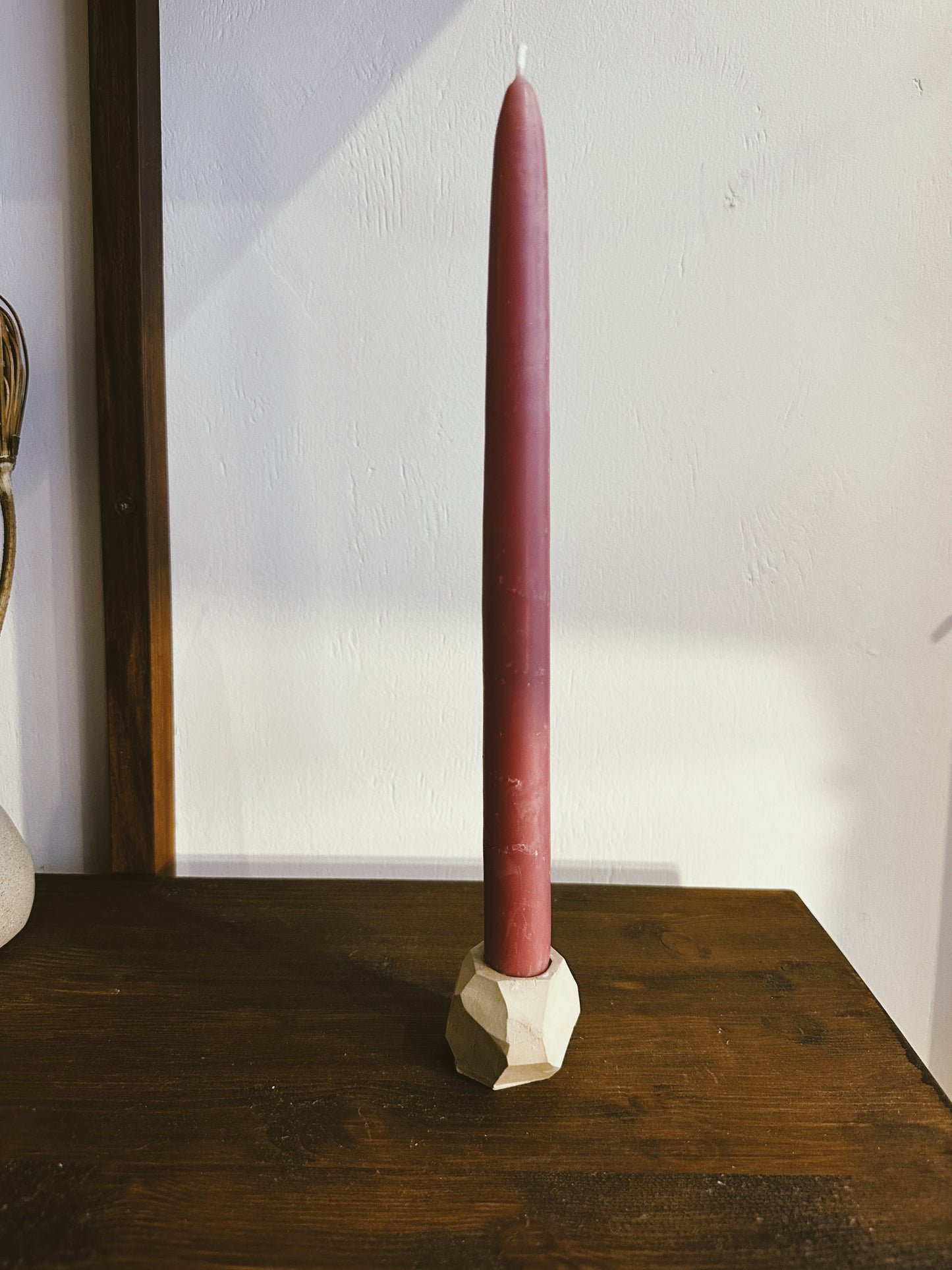 Kurinuki - candleholder - small raw2