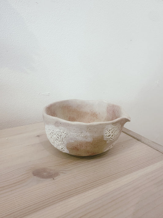 Soft Rose Magma Pouring Chawan