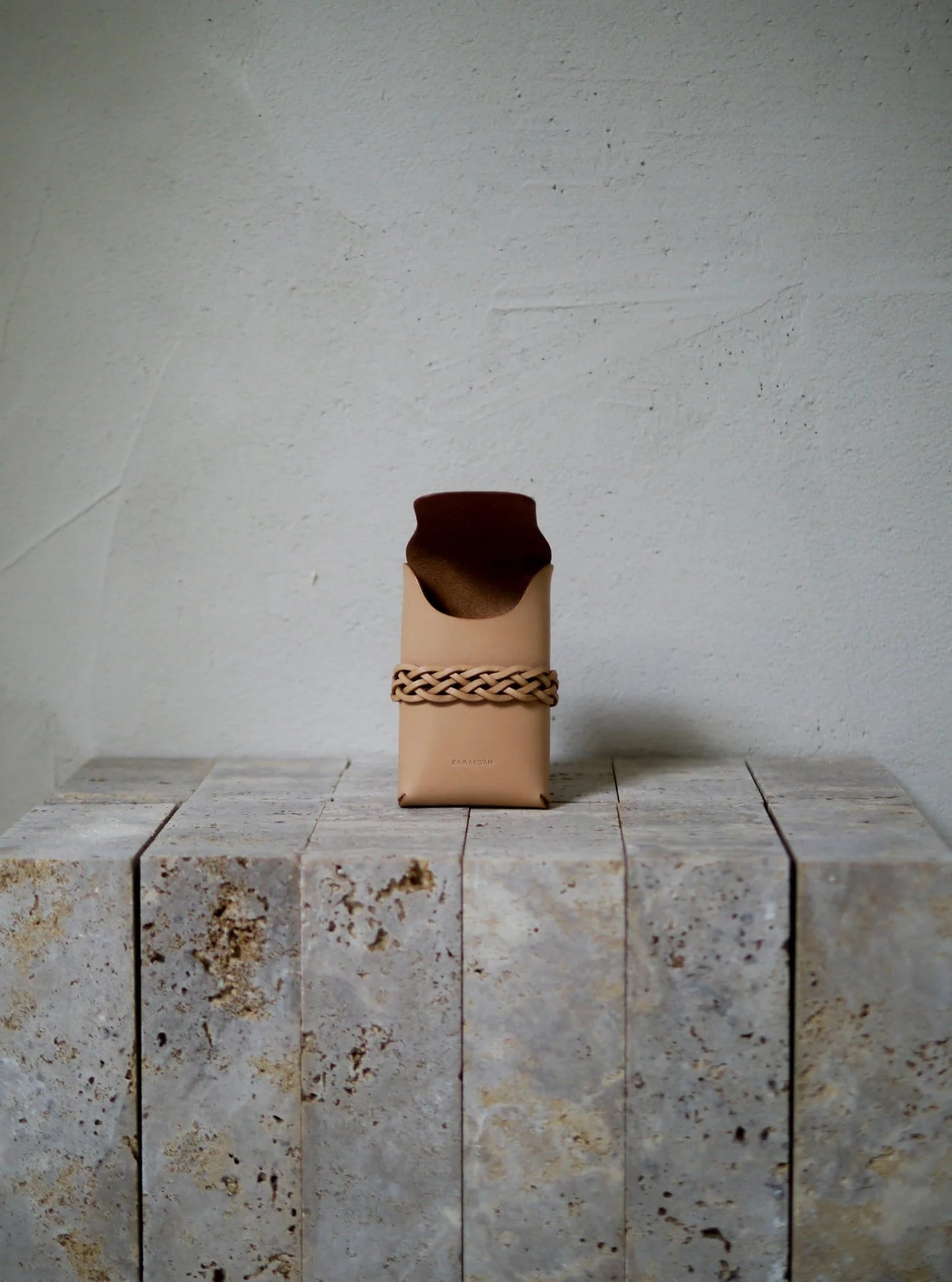 KAMAROAN - Woven Card Case - Natural