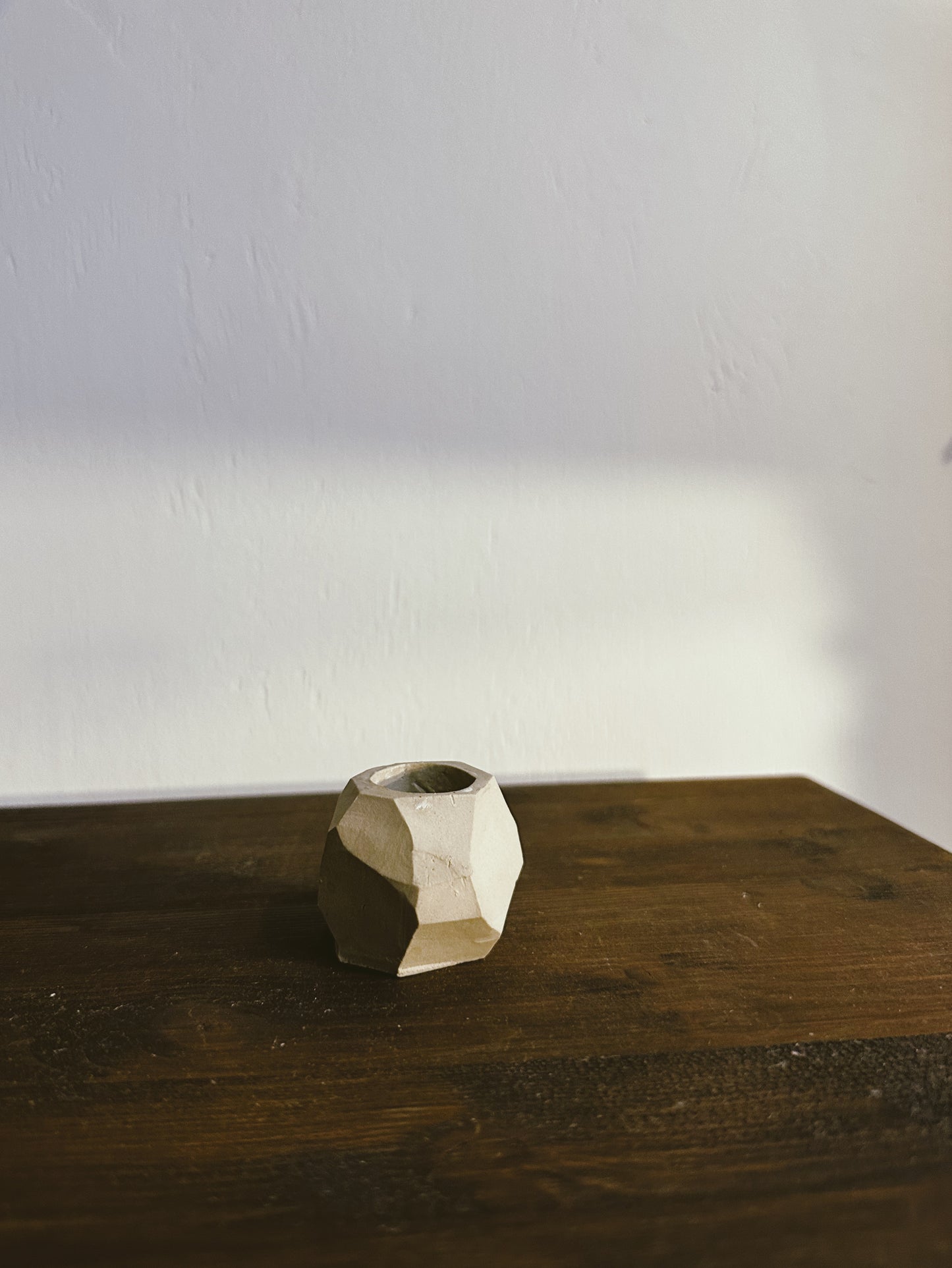 Kurinuki - candleholder - small raw2