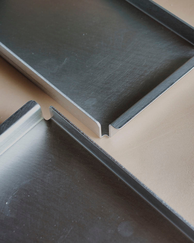 Bakke | Bukket i aluminium - Kort